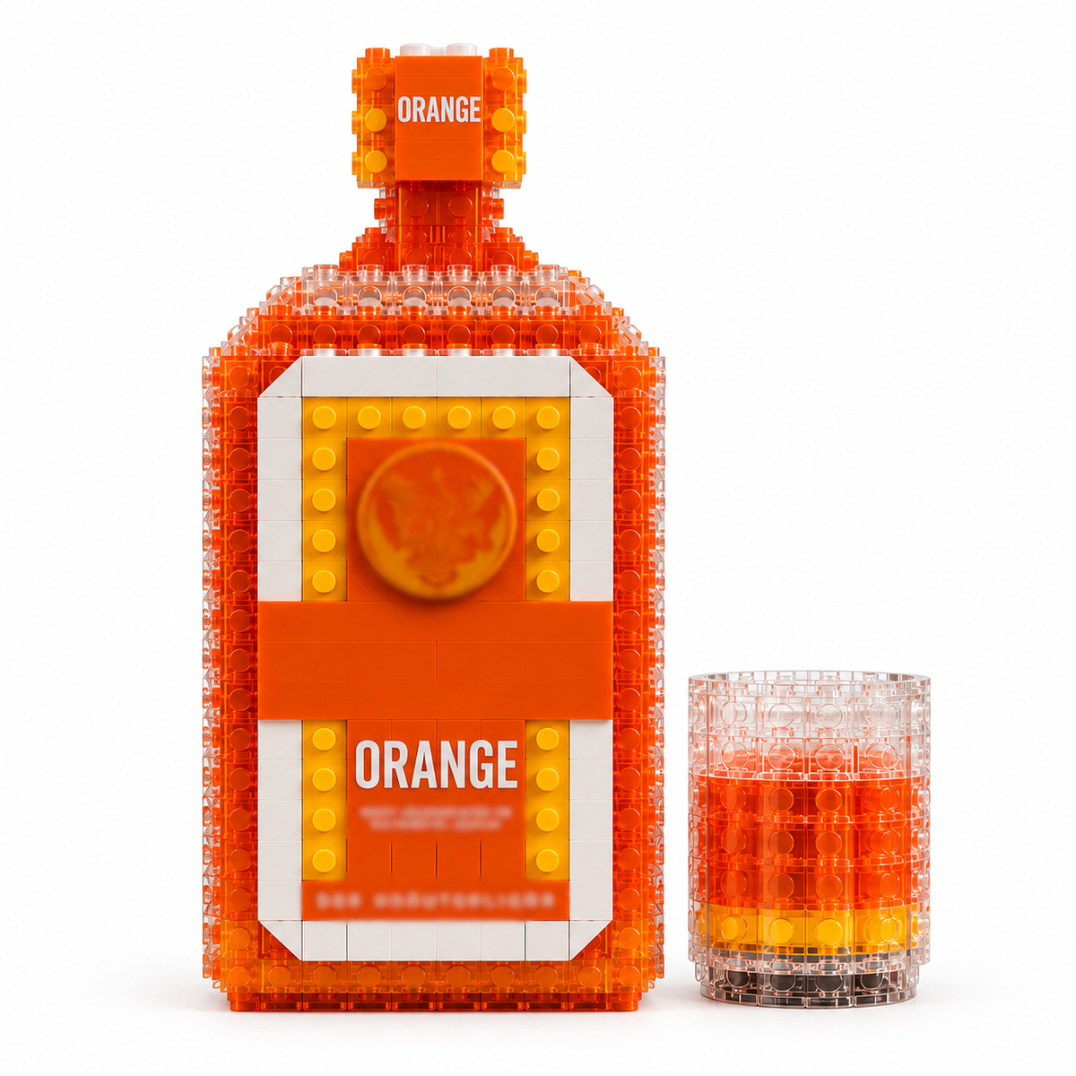 Jager Orange Brick Bottle